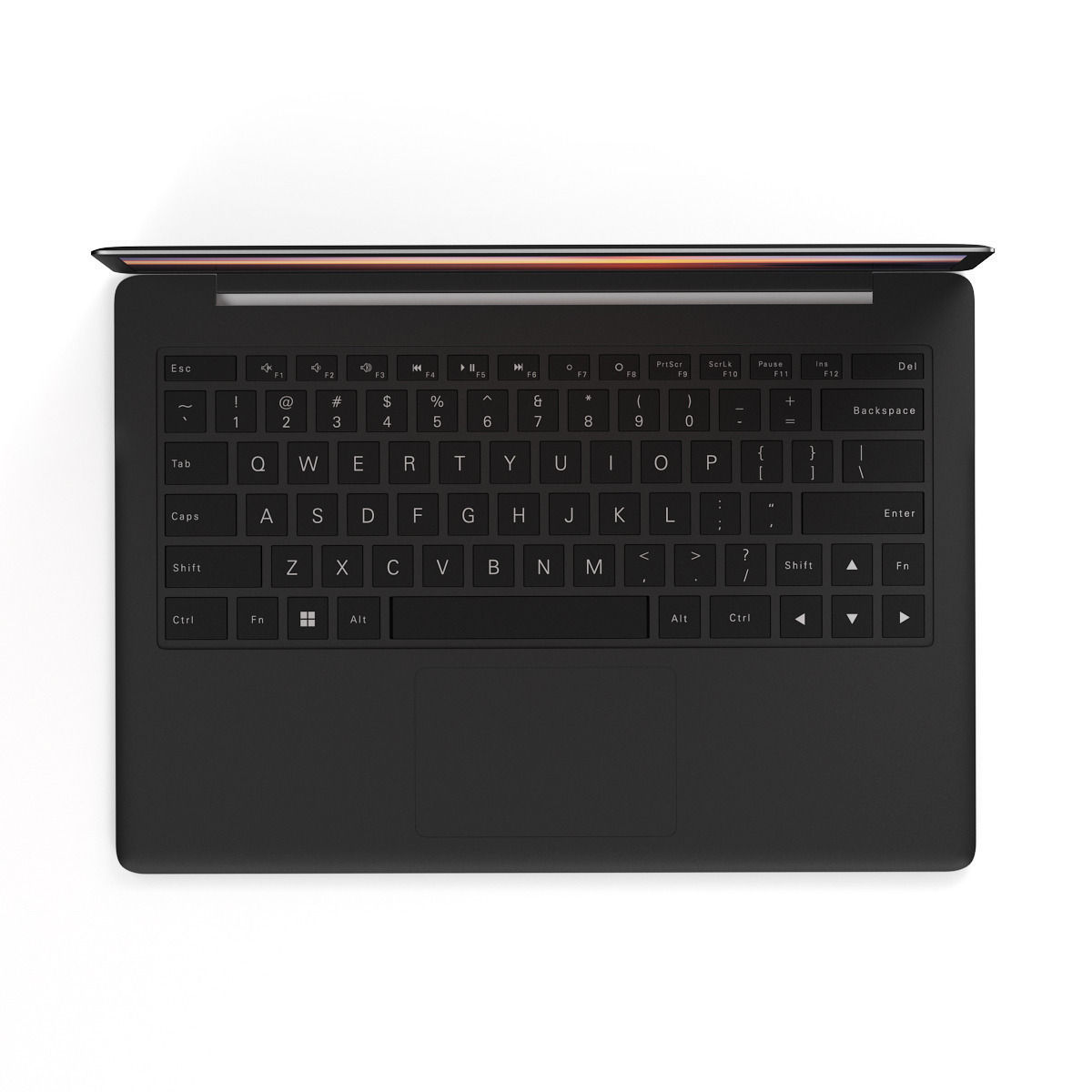 Black notebook 3D model_7