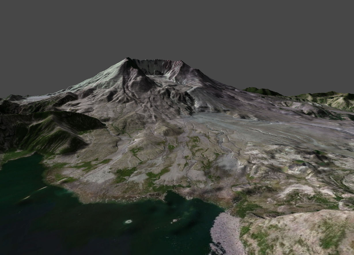 Mt ST Helens 3D model_4