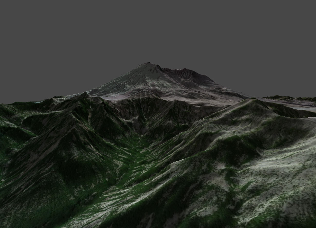 Mt ST Helens 3D model_1