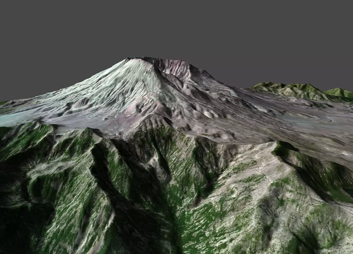 Mt ST Helens 3D model_0