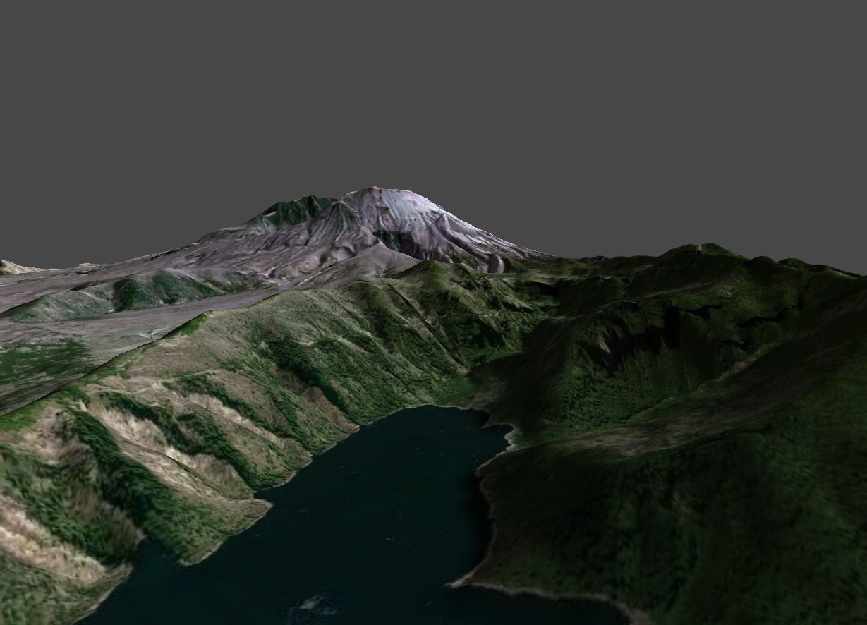 Mt ST Helens 3D model_3