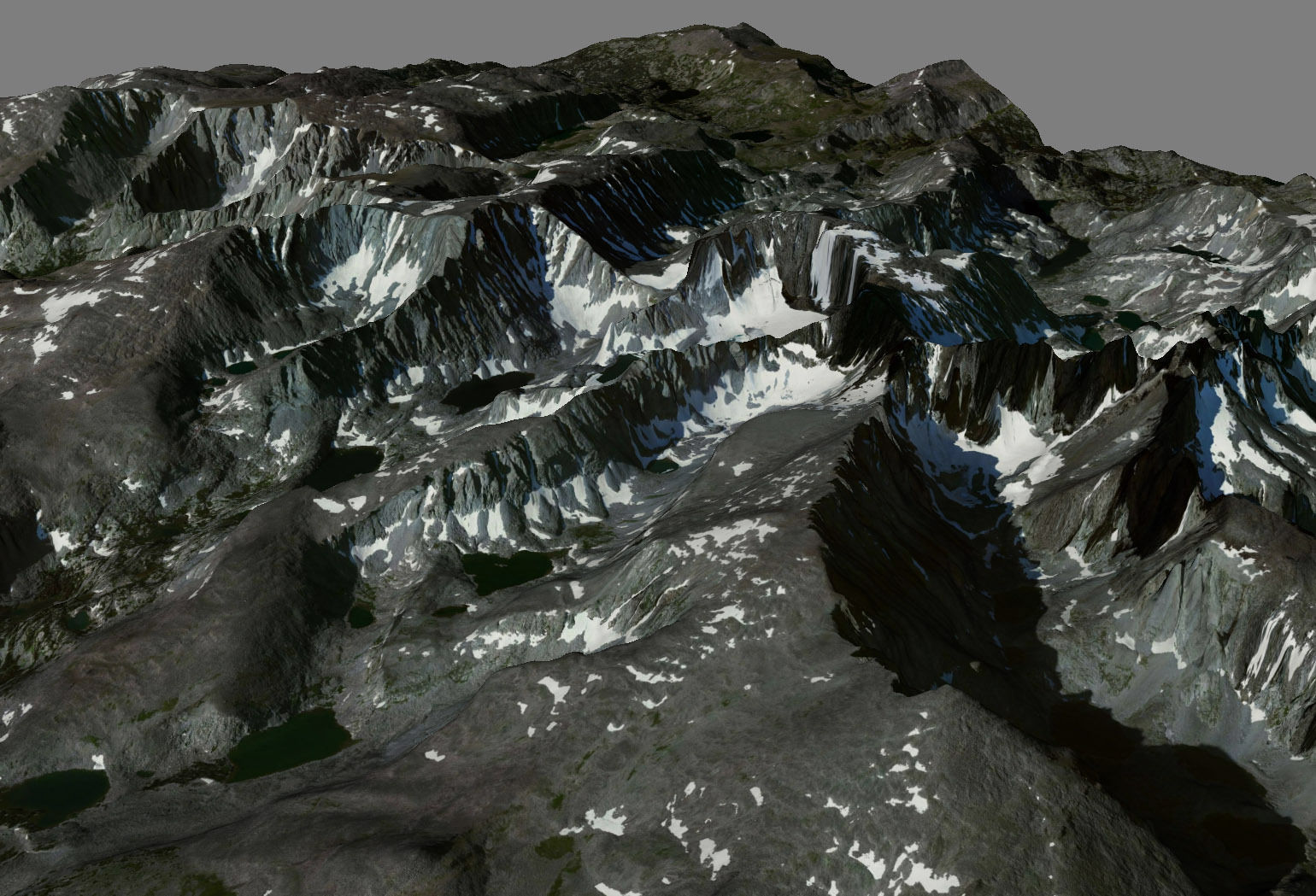 Bomber Mountain 3D model_1