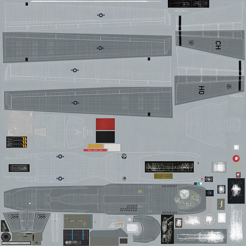 MQ-9 Reaper Military Aircraft Drone 3D model_38