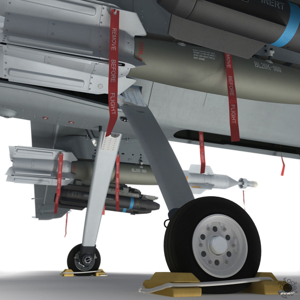 MQ-9 Reaper Military Aircraft Drone 3D model_32