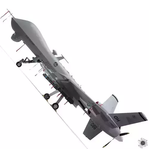 MQ-9 Reaper Military Aircraft Drone 3D model