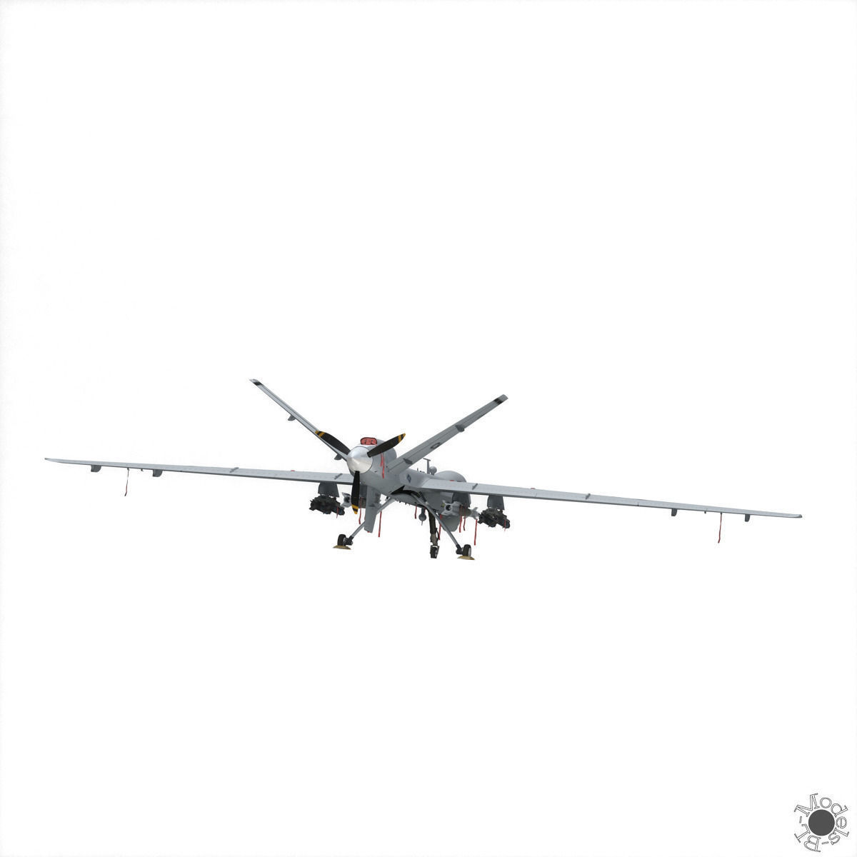 MQ-9 Reaper Military Aircraft Drone 3D model_28