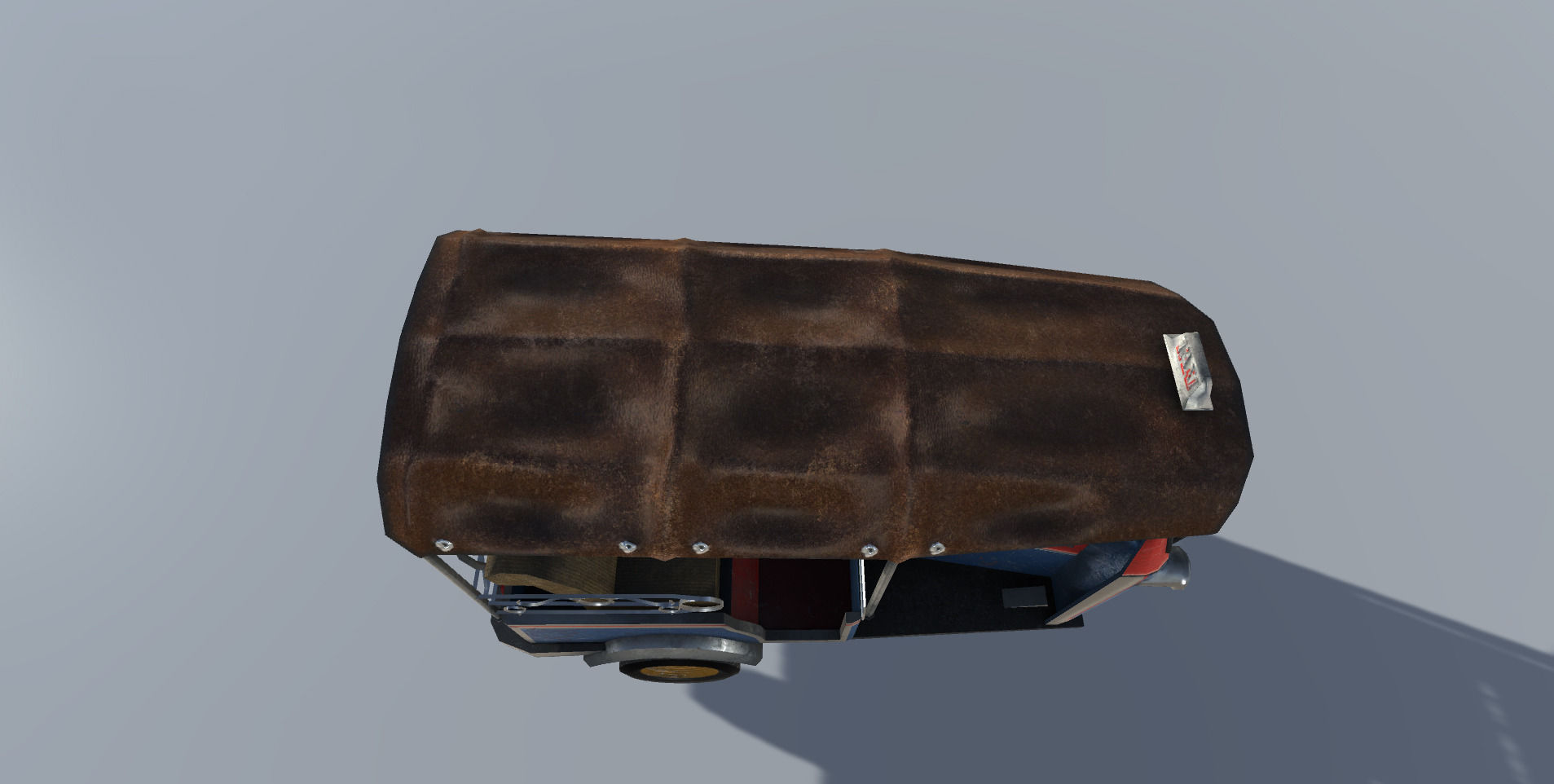 Tuk-tuk thailand tuk tuk - thailand tuk tuk Low-poly 3D model_3