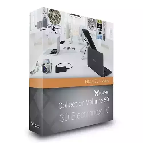 3D Electronics IV CGAxis Models Volume 59 FBX OBJ