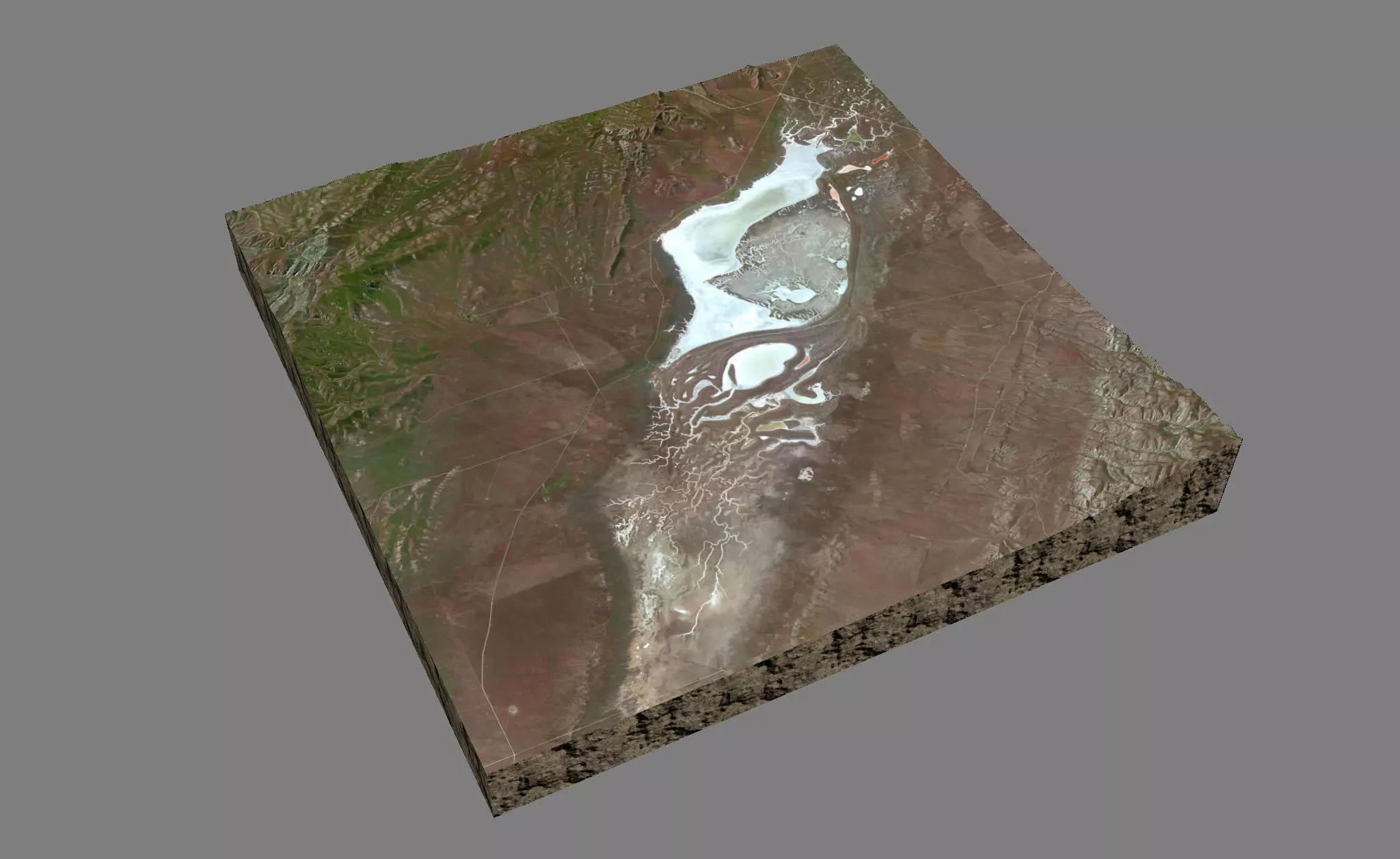 Soda Lake 3D model