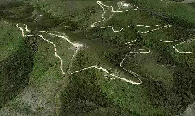 Tepusquet Peak 3D model