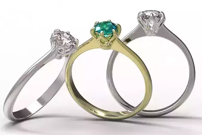 Ring oval cut diamond