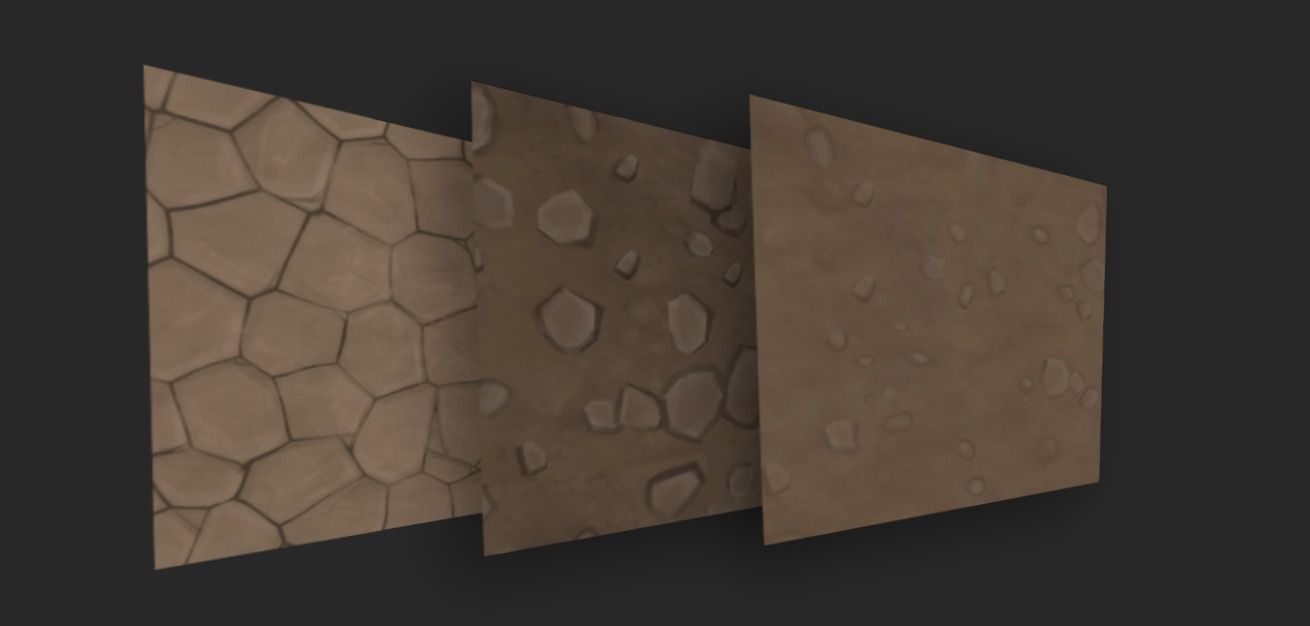 Crystal Mine Low-poly 3D model_8