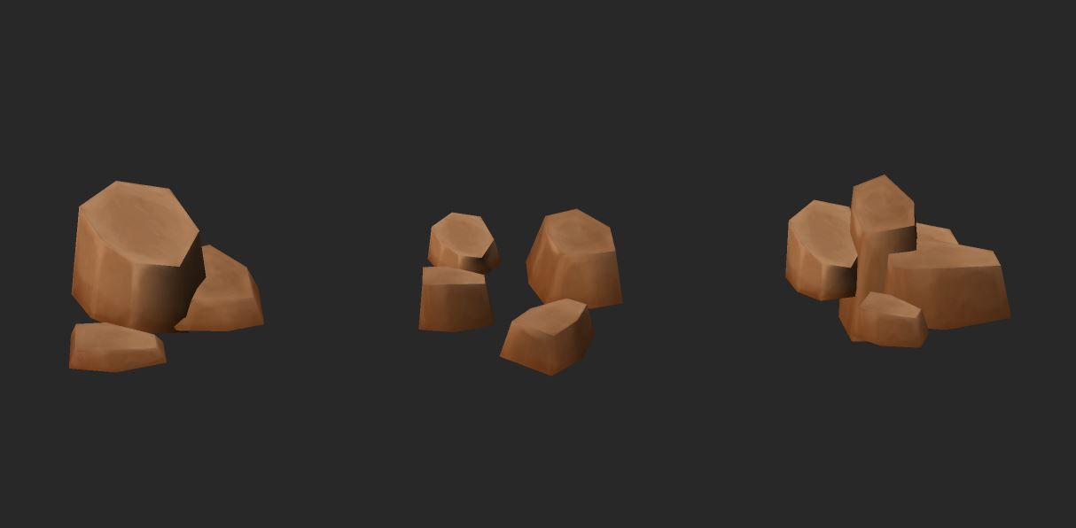 Fantasy Desert Low-poly 3D model_11