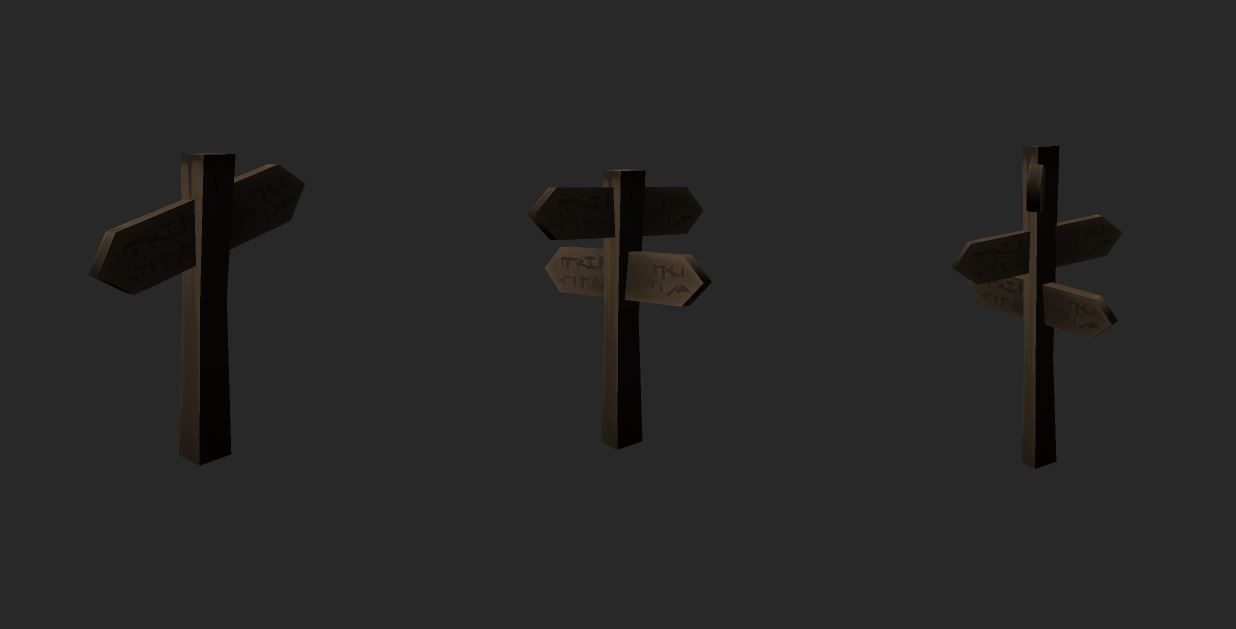 Fantasy Desert Low-poly 3D model_12