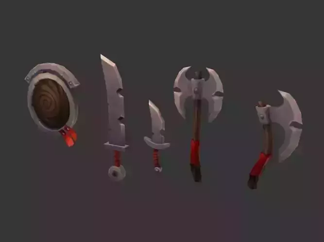 Handpainted Weapon Pack