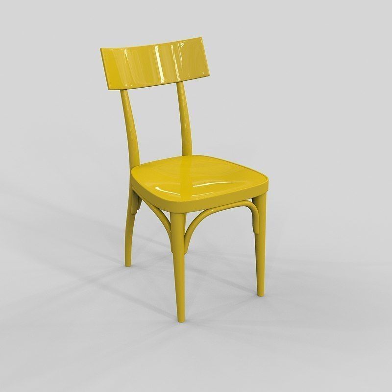 Chair Thonet Hermann Czech 3D model_4