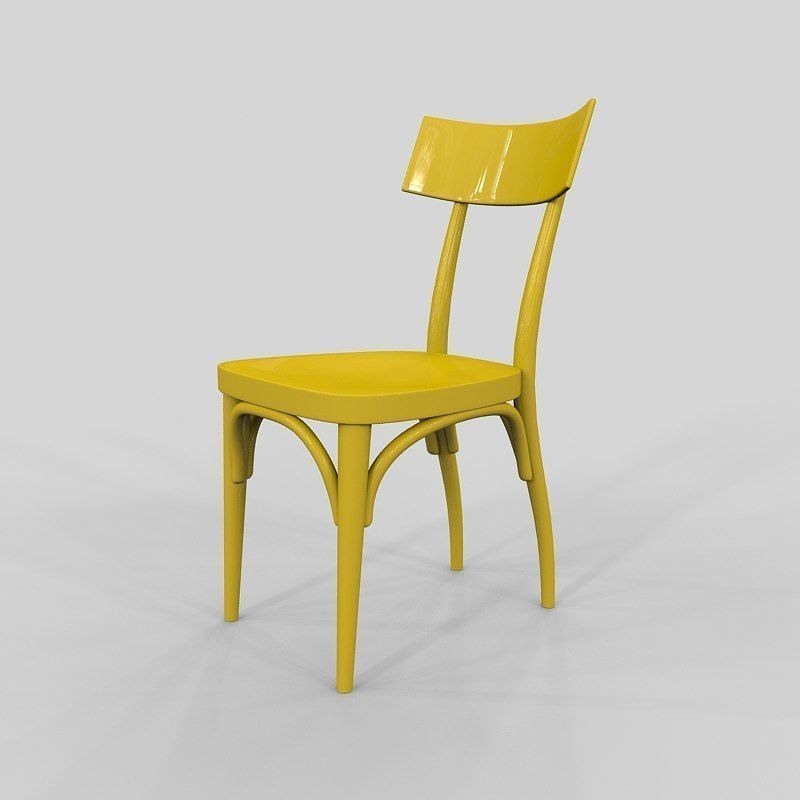 Chair Thonet Hermann Czech 3D model_1