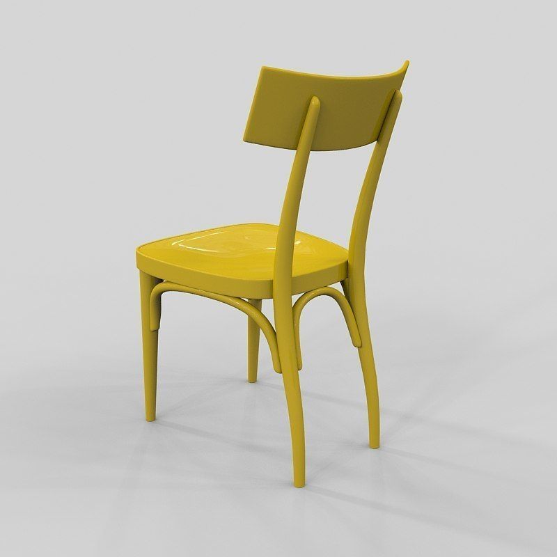 Chair Thonet Hermann Czech 3D model_3