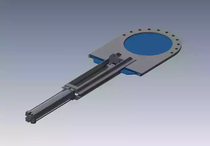 GATE VALVE 20in  Neumatic cilynder