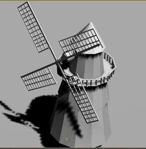 windmill Free 3D model