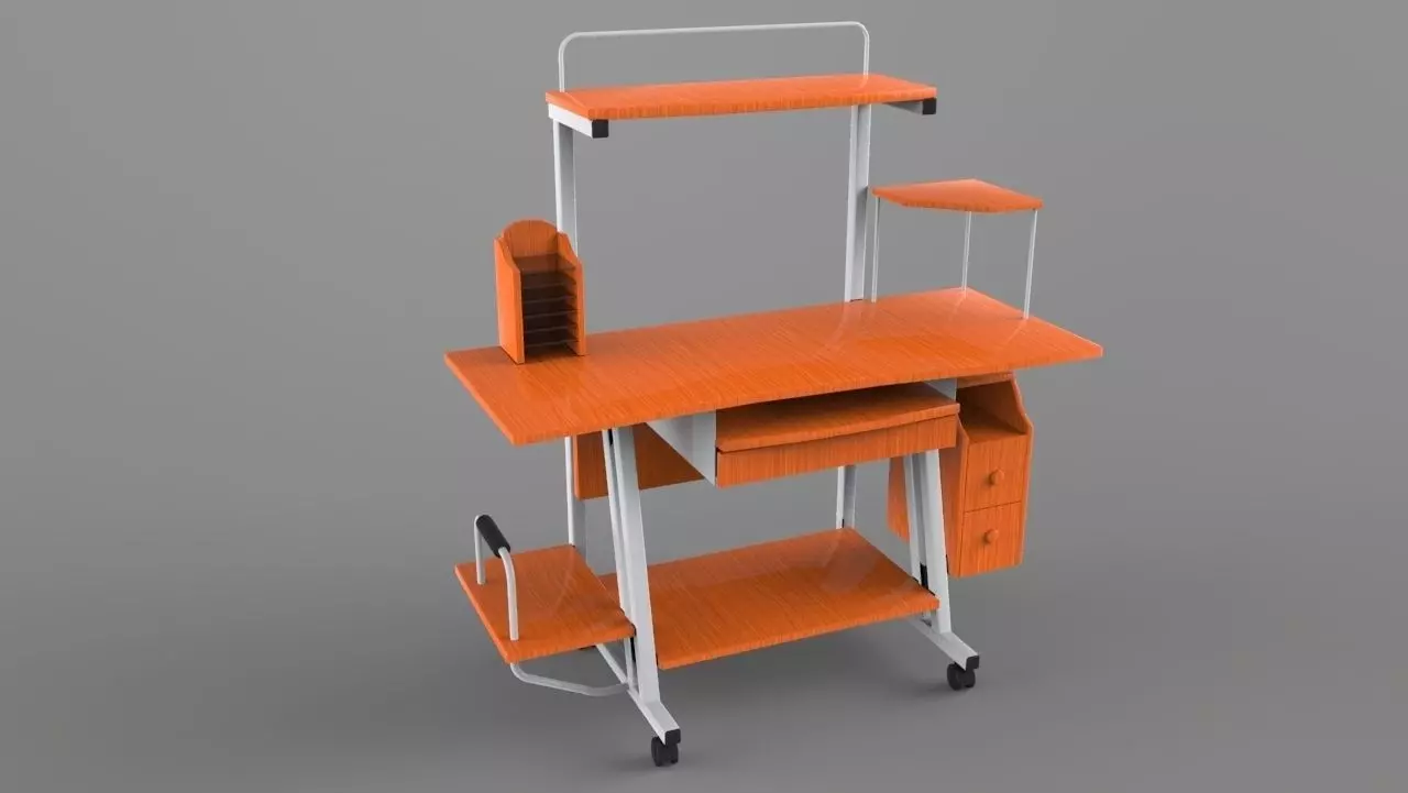 my computer table Free 3D model