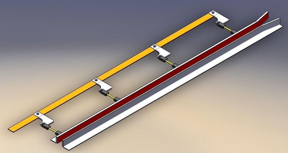 train suspension system Free 3D model