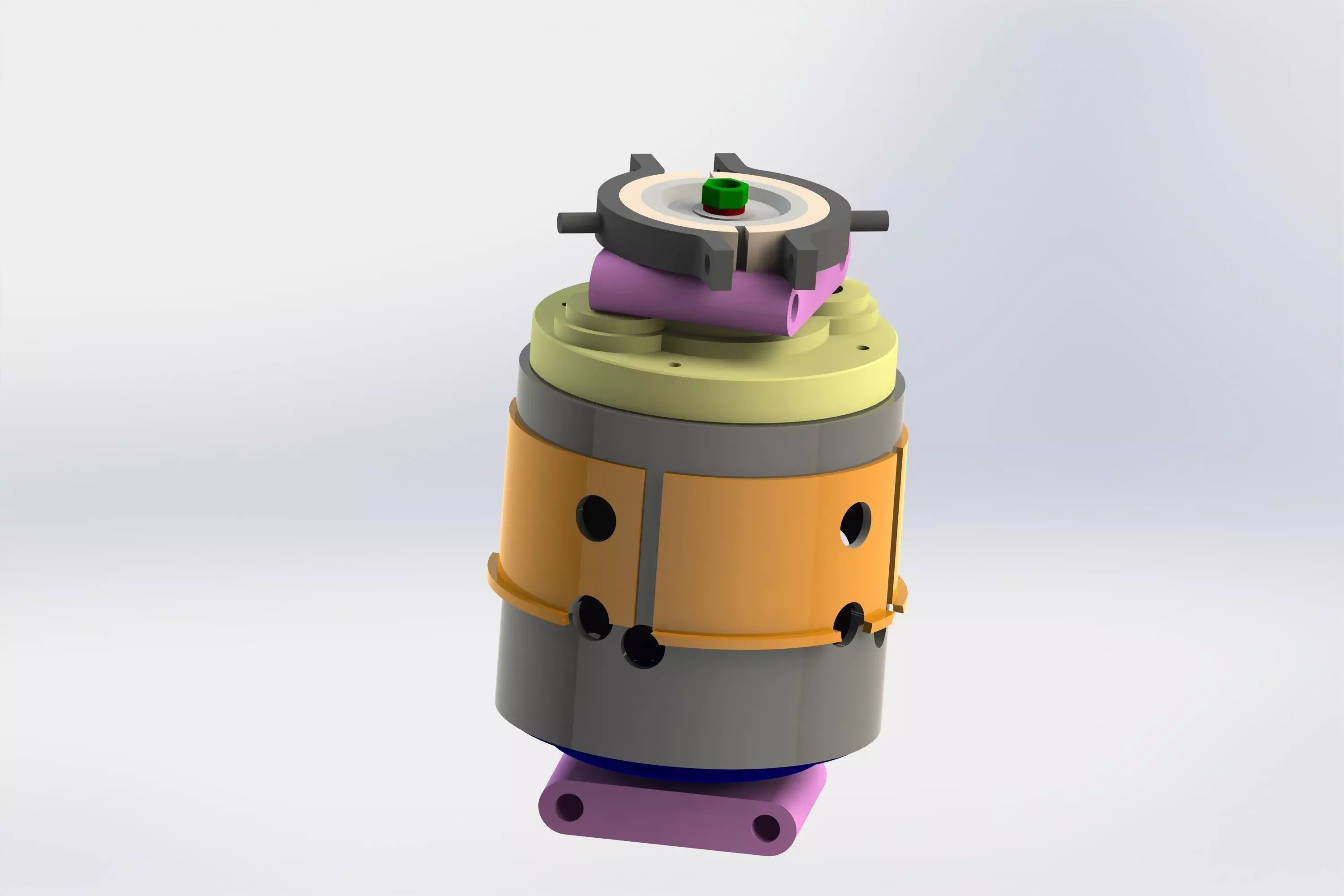 Electrical car motors Free 3D model