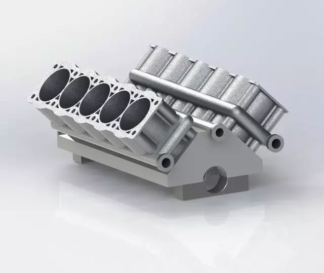 v10 cylinder Free 3D model