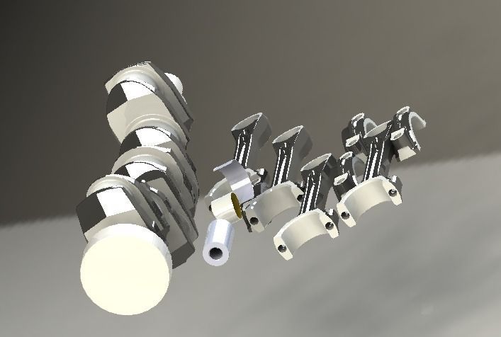 liner engine  Free 3D model_2