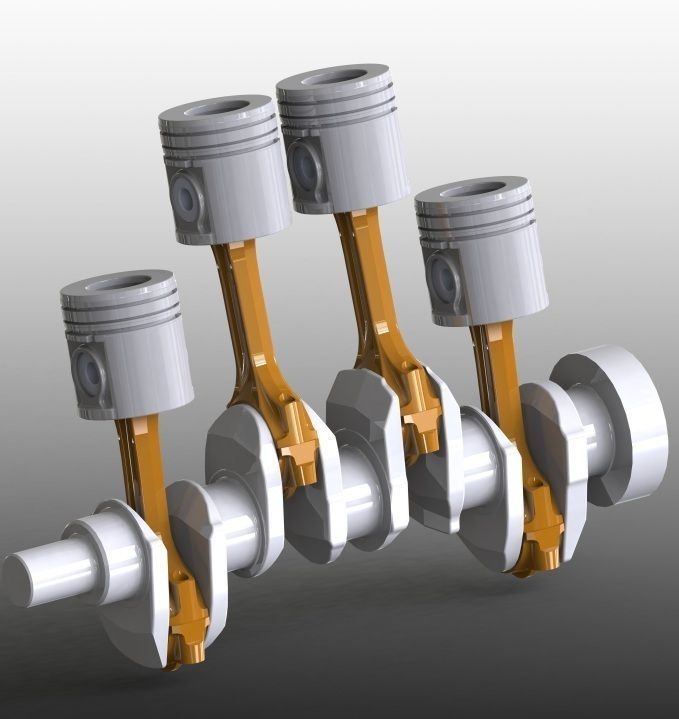 liner engine  Free 3D model_1