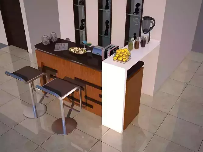 mini table bar simple