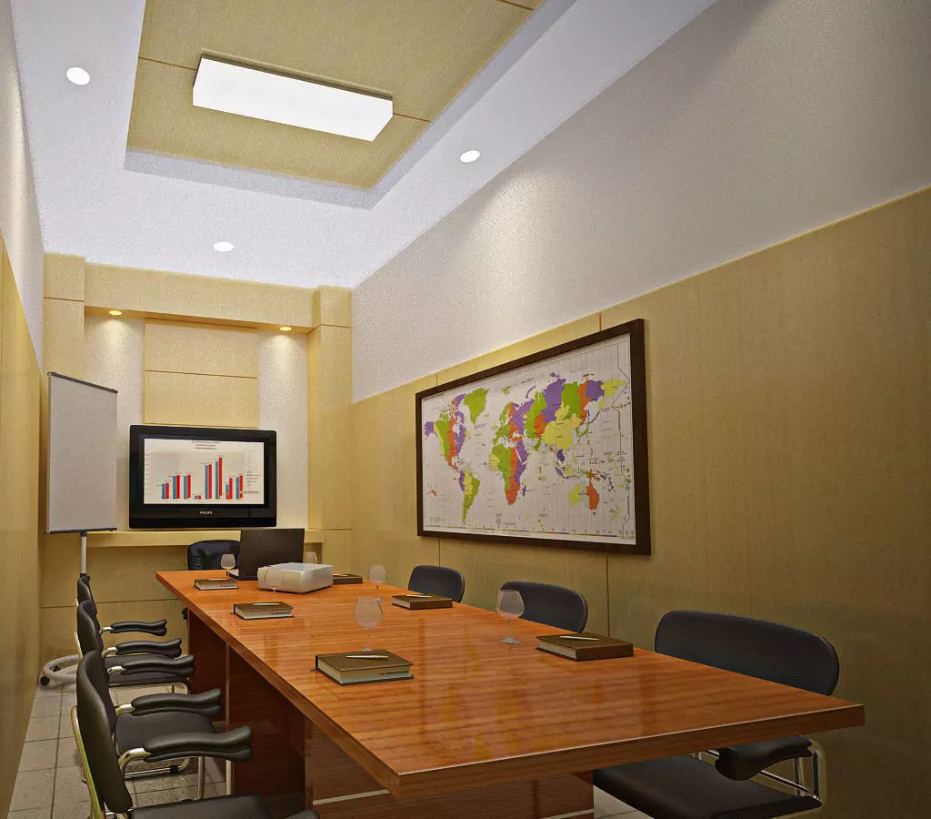 Mr Pulung office Free 3D model