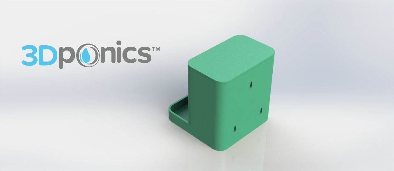 Bird Feeder Container - 3Dponics Home and Garden Free 3D print model_2