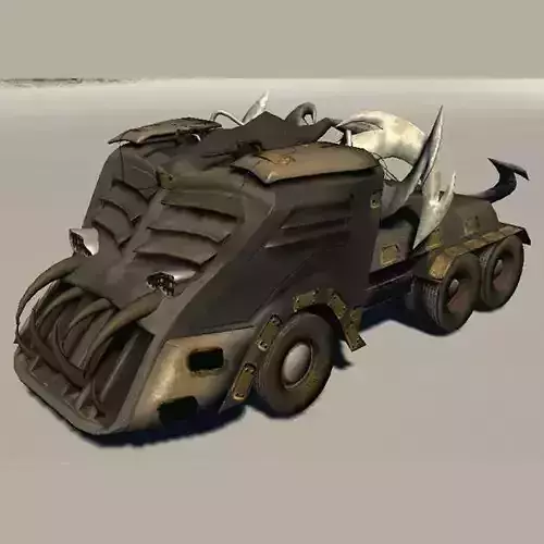 Camthrace helmet with horns and spikes