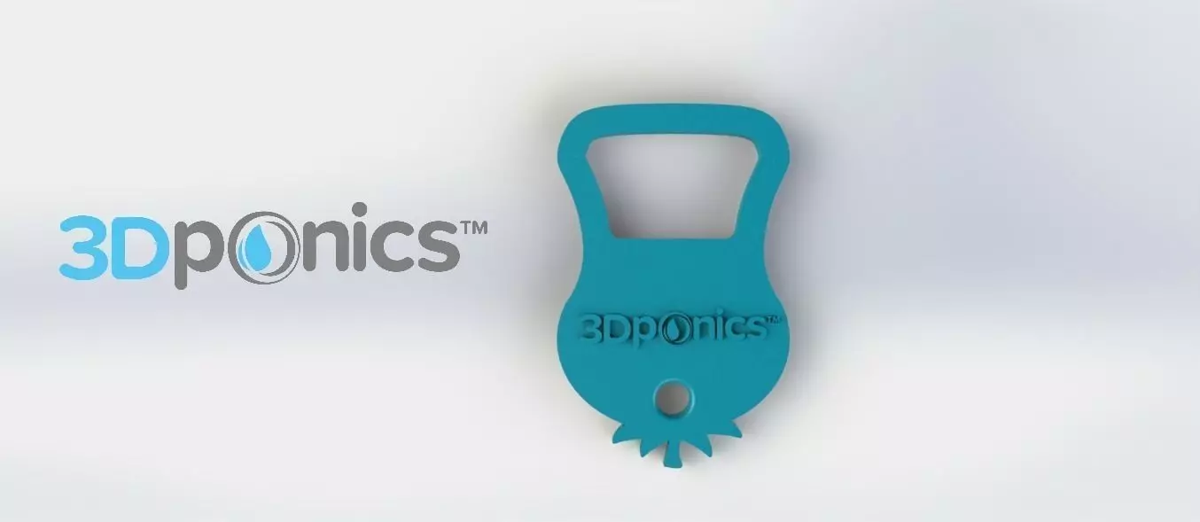 Bottle Opener - 3Dponics Home and Garden Free 3D print model_0