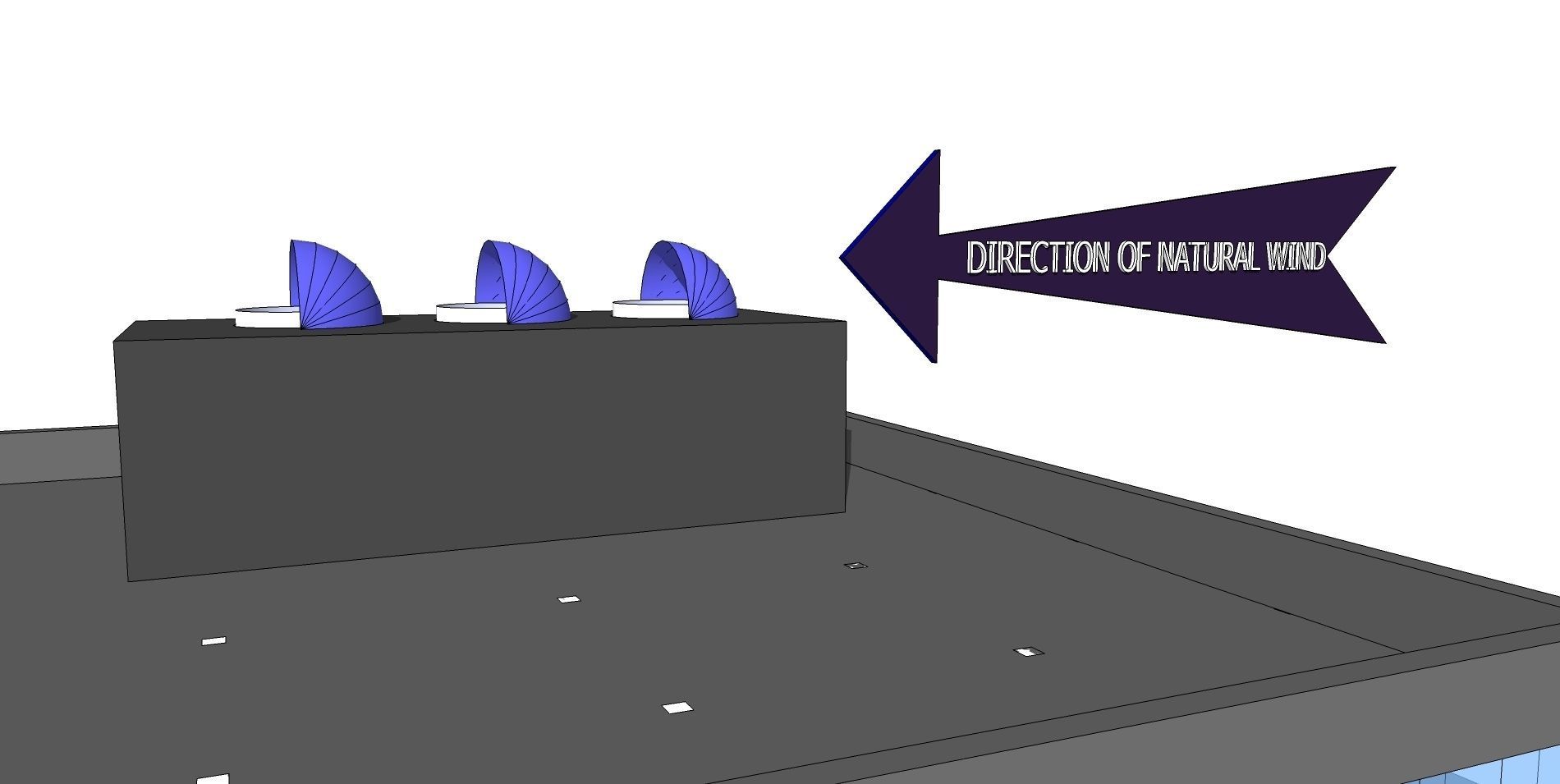 Infinite-wind tunnel with WIND SCOOPS top 3D model_6