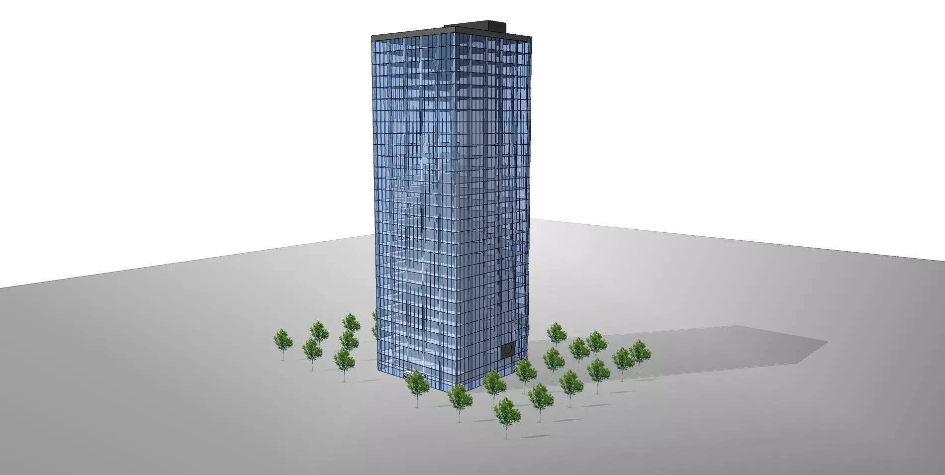 Infinite-wind tunnel with WIND SCOOPS top 3D model_0