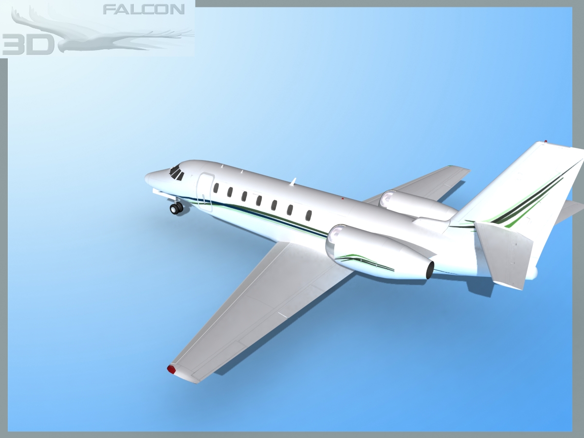 Falcon3D Citation Sovereign C680 FS11 3D model_8