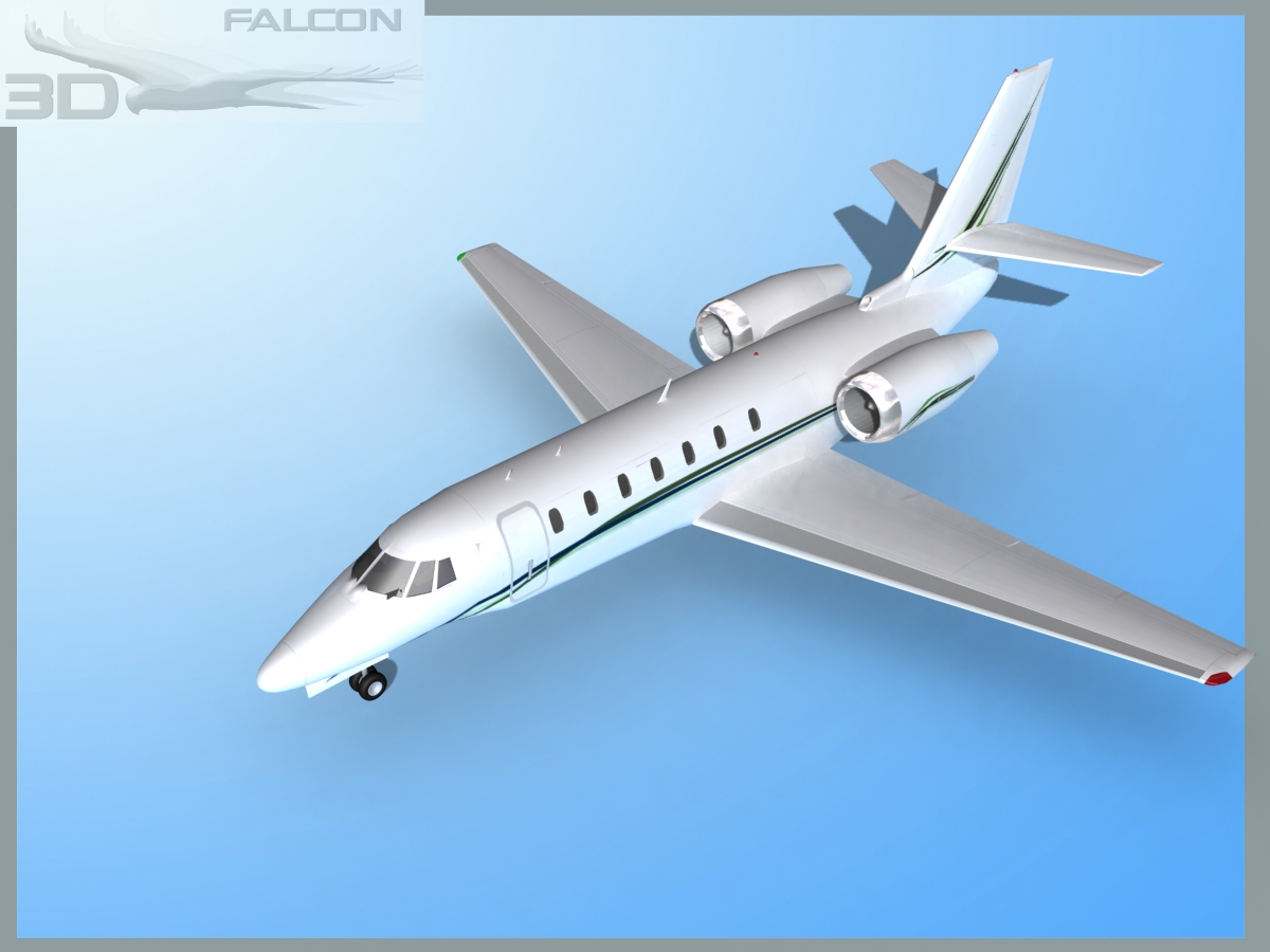 Falcon3D Citation Sovereign C680 FS11 3D model_1