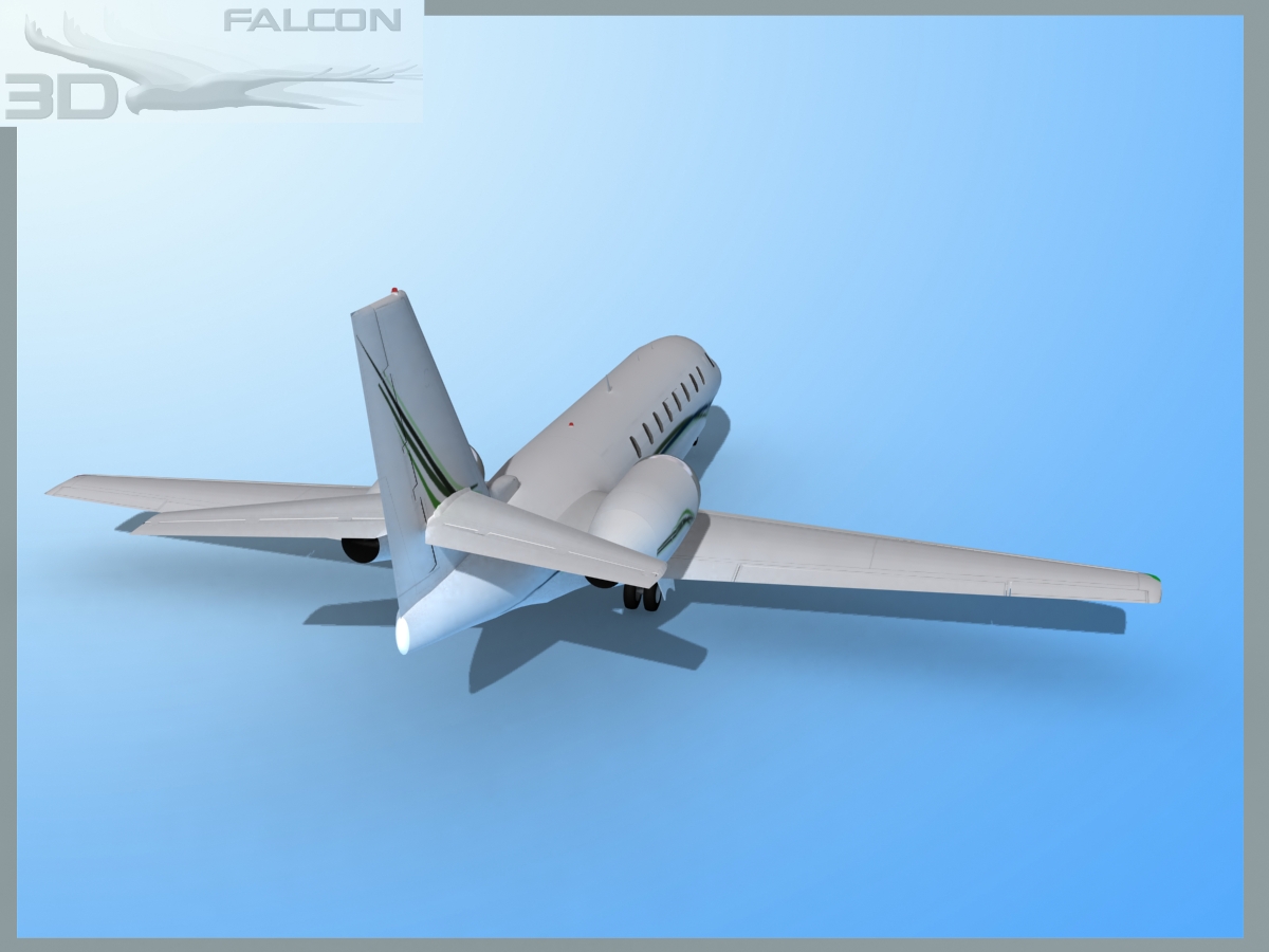Falcon3D Citation Sovereign C680 FS11 3D model_7