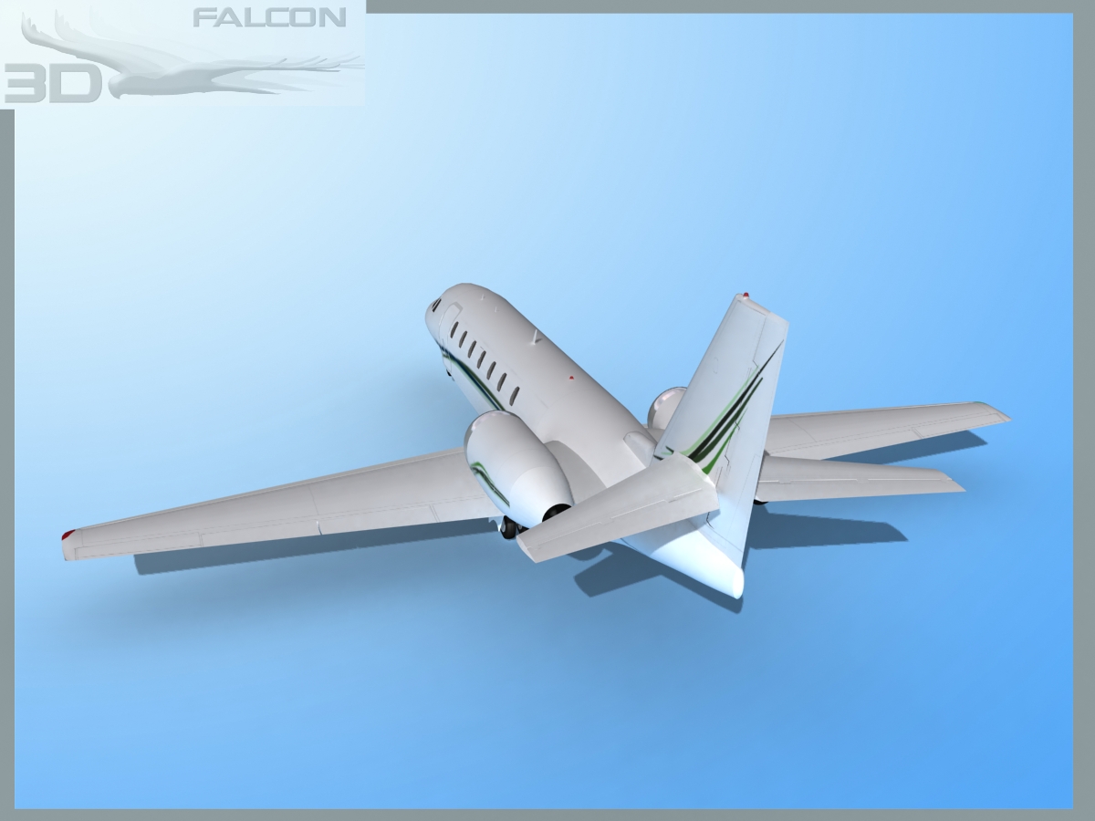Falcon3D Citation Sovereign C680 FS11 3D model_9