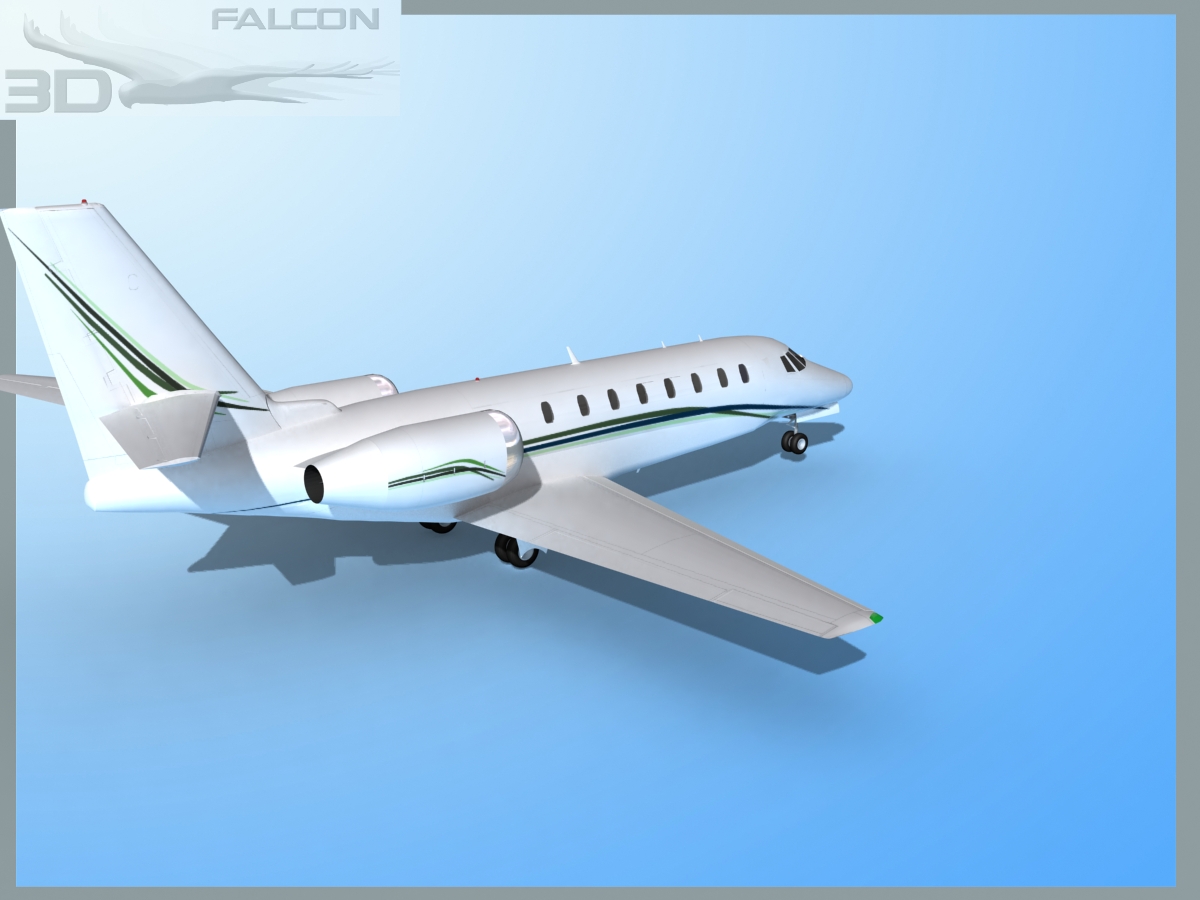 Falcon3D Citation Sovereign C680 FS11 3D model_6