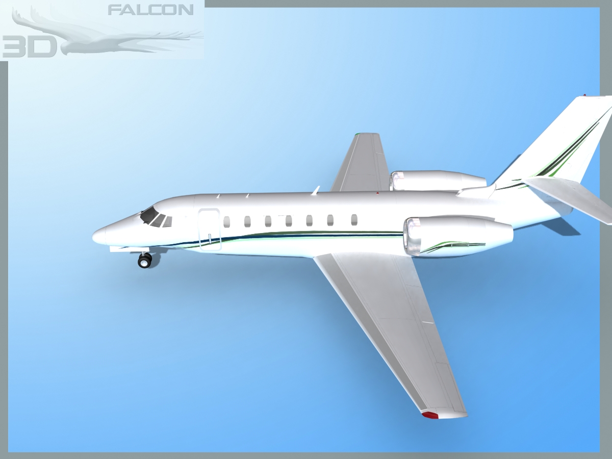 Falcon3D Citation Sovereign C680 FS11 3D model_10