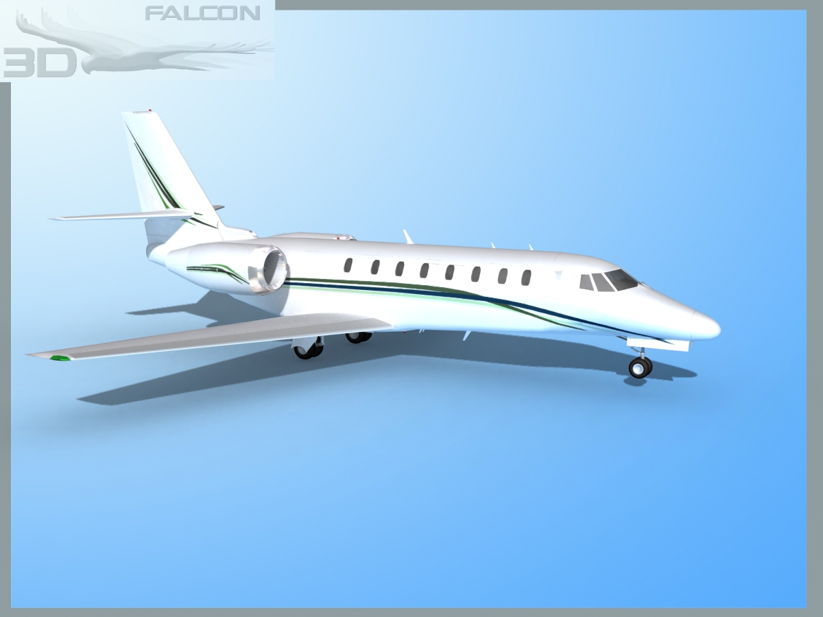 Falcon3D Citation Sovereign C680 FS11 3D model_4