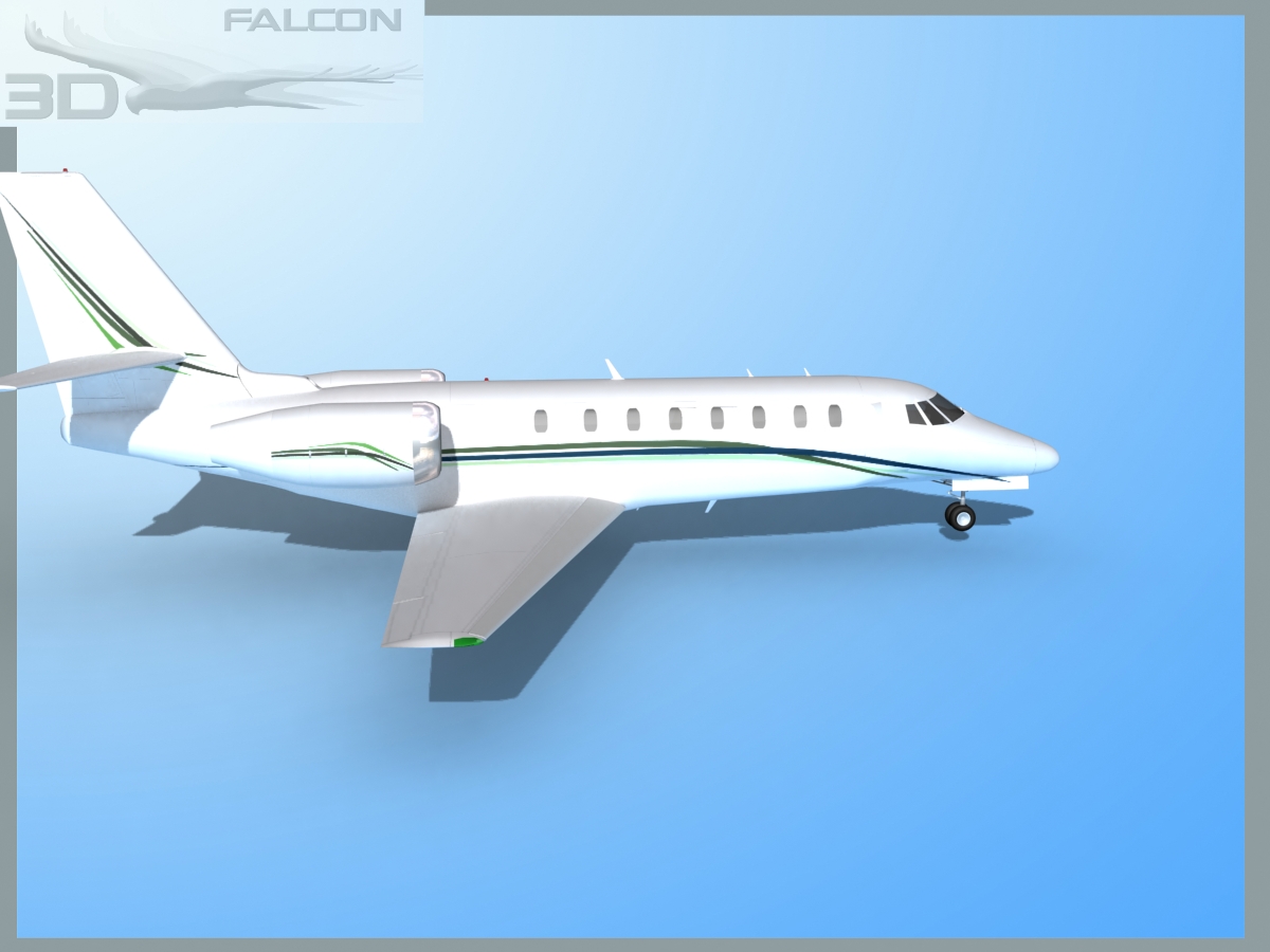 Falcon3D Citation Sovereign C680 FS11 3D model_5