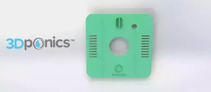 Square Lid - 3Dponics Cube System Free 3D print model