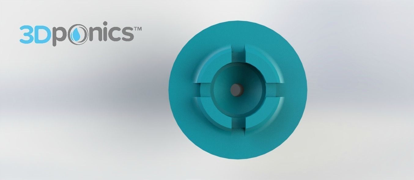 Drip Emitter V2 -No wings - 3Dponics Emitters and Plugs Free 3D print model_1