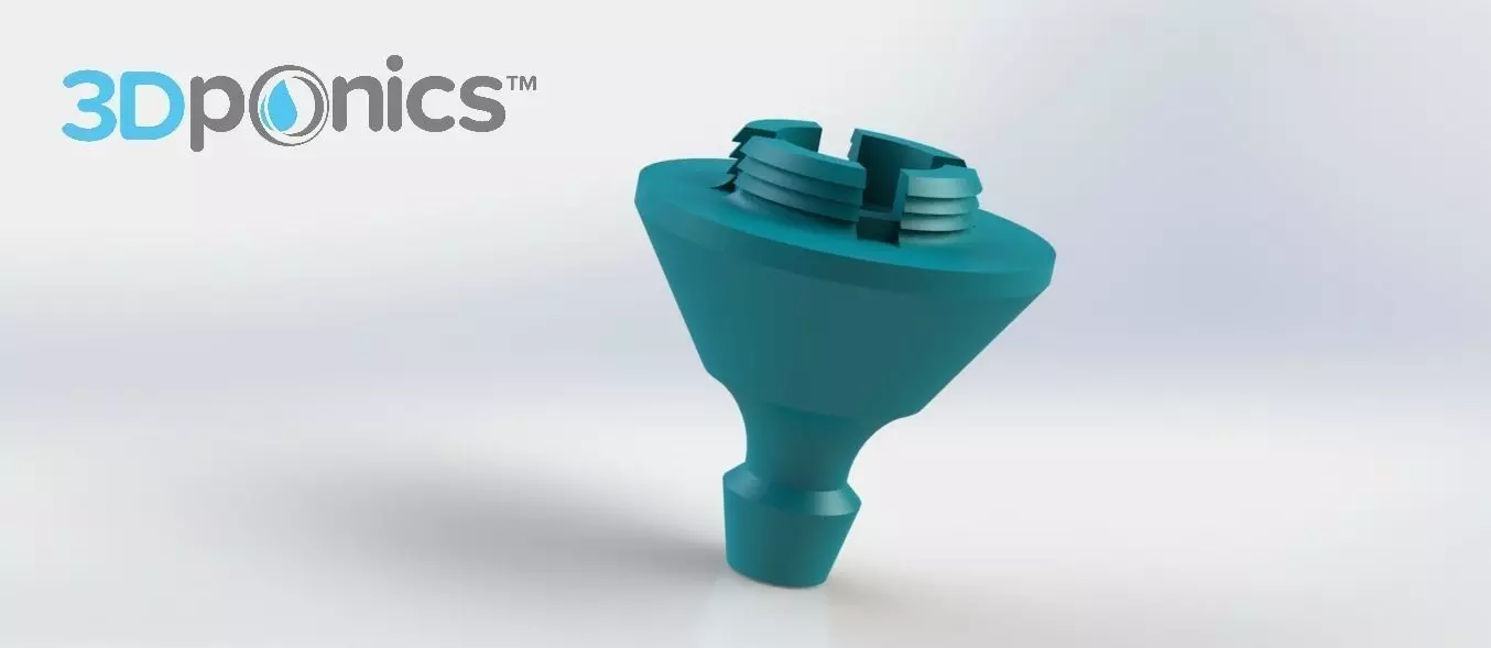 Drip Emitter V2 -No wings - 3Dponics Emitters and Plugs Free 3D print model_0