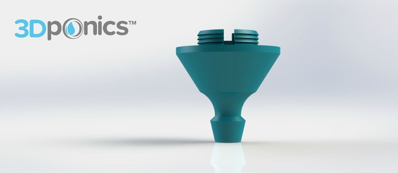 Drip Emitter V2 -No wings - 3Dponics Emitters and Plugs Free 3D print model_2