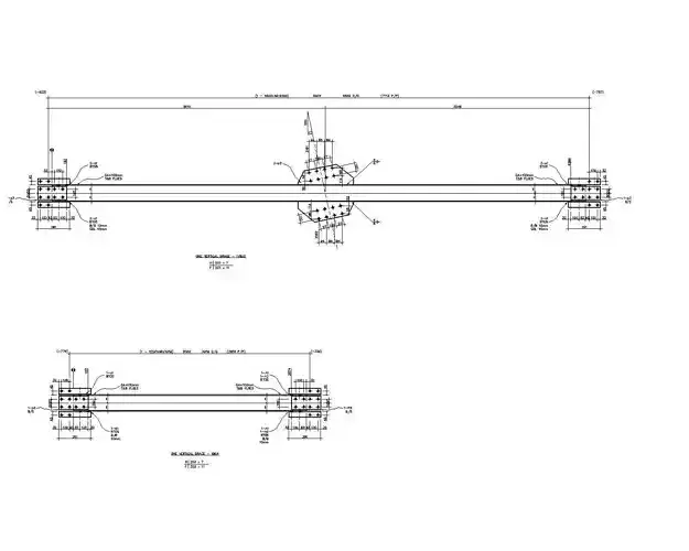 Structural steel 3D model